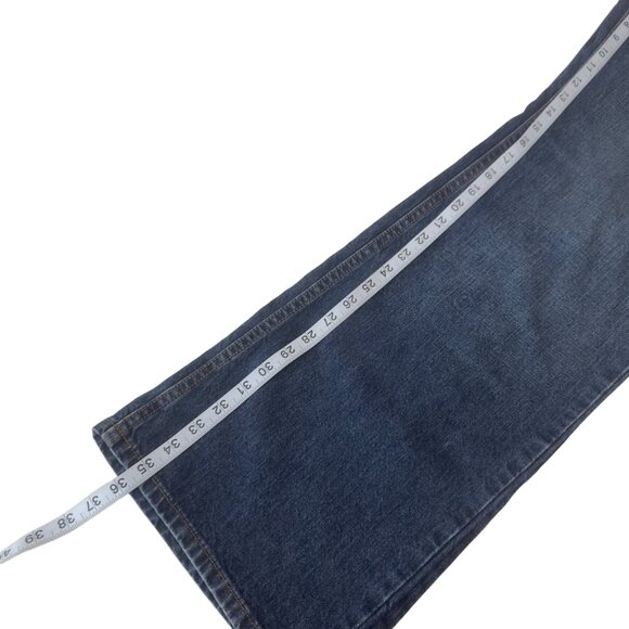 Axist Men's Blue Denim Jeans 36W 34L Straigth Classic Fit - Picture 7 of 12